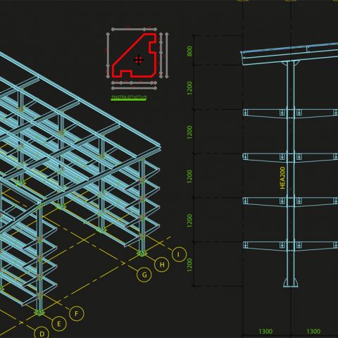 progettazione struture in carpenteria metallica