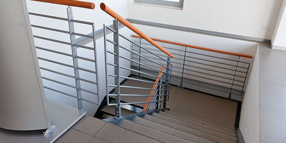 Realizzazione scala in acciaio per interni